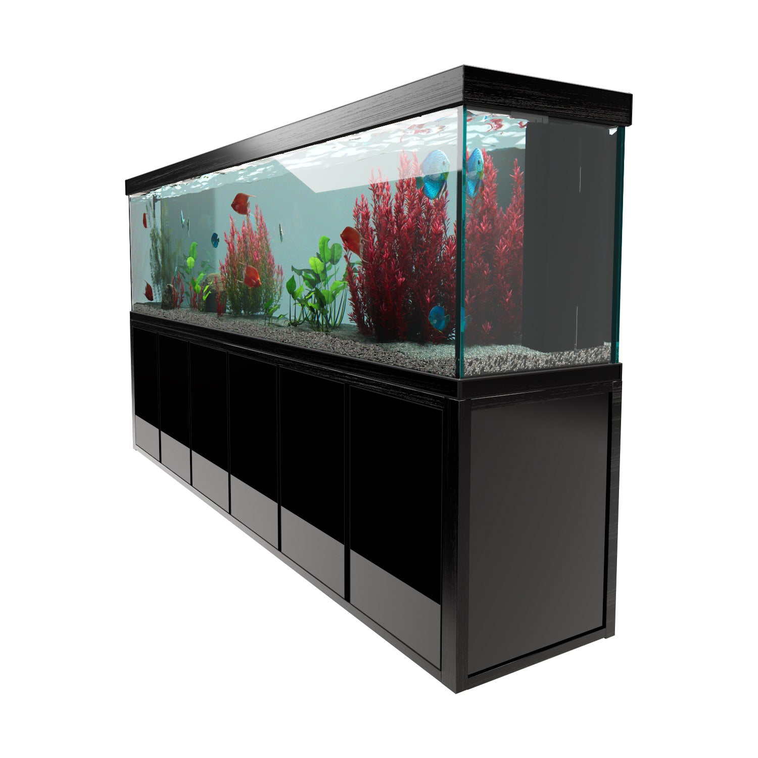 Aqua Dream 500 Gallon Tempered Glass Aquarium Black