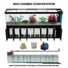 Aqua Dream Fish Tank 600 Gallon Aquarium Tempered Glass Black