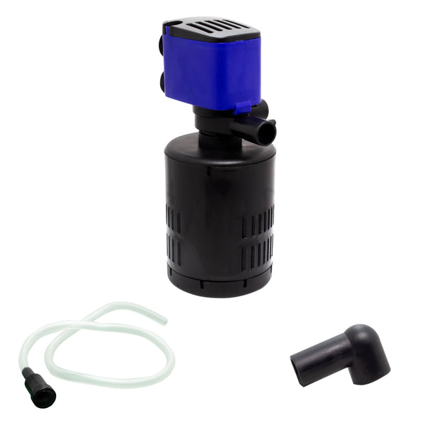 Aqua Dream’s 210 GPH Aquarium Pump with 3-in-1 Functionality: Circulation, Filtration and Aeration