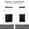 40 gallon fish tank and stand