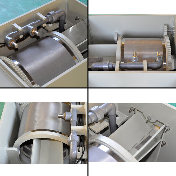 pond rotary drum filter