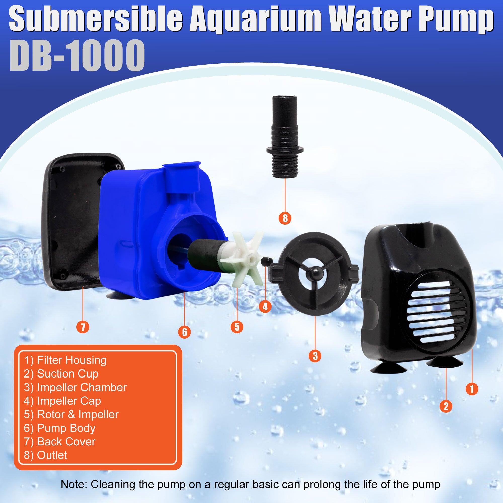 DB-1000 Submersible Pump