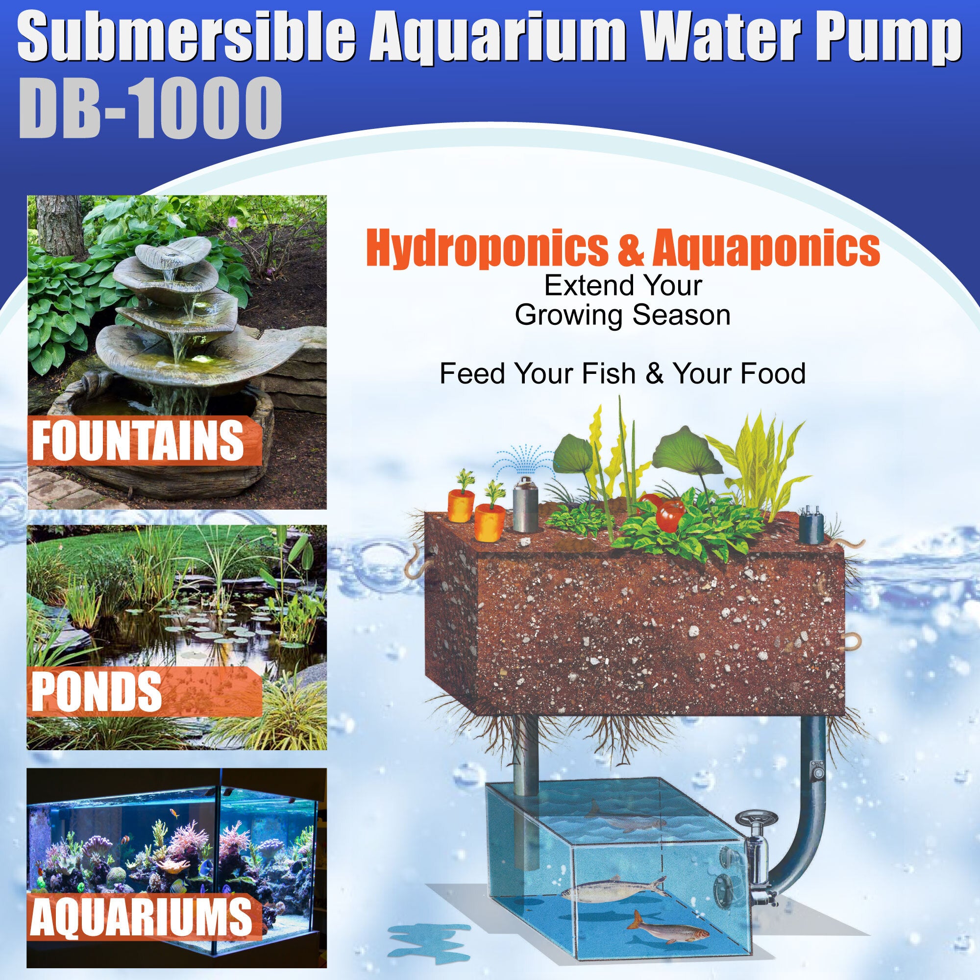 DB-1000 Submersible Pump