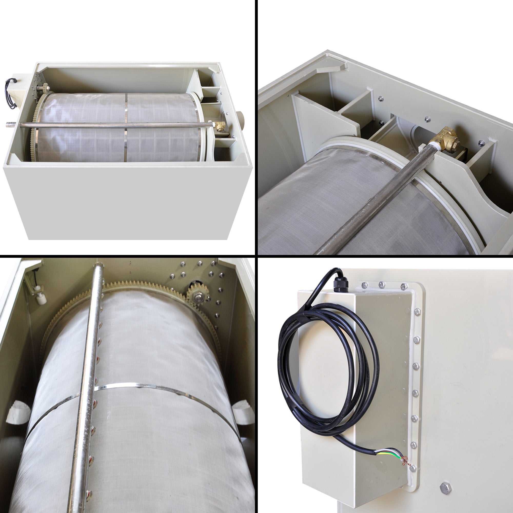 Pond Submerged Macro Drum Filter Filters Ponds Up To 80 Tons At 21,500 GPH
