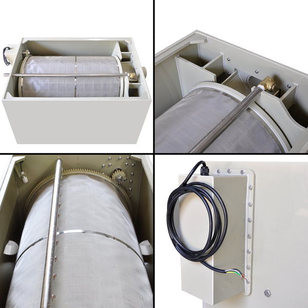Pond Submerged Macro Drum Filter Filters Ponds Up To 80 Tons At 21,500 GPH