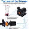 Protein Skimmer 170-370 Gal Ocean Coral Reef Fish Saltwater Aquarium Pump AD-N230PLUS