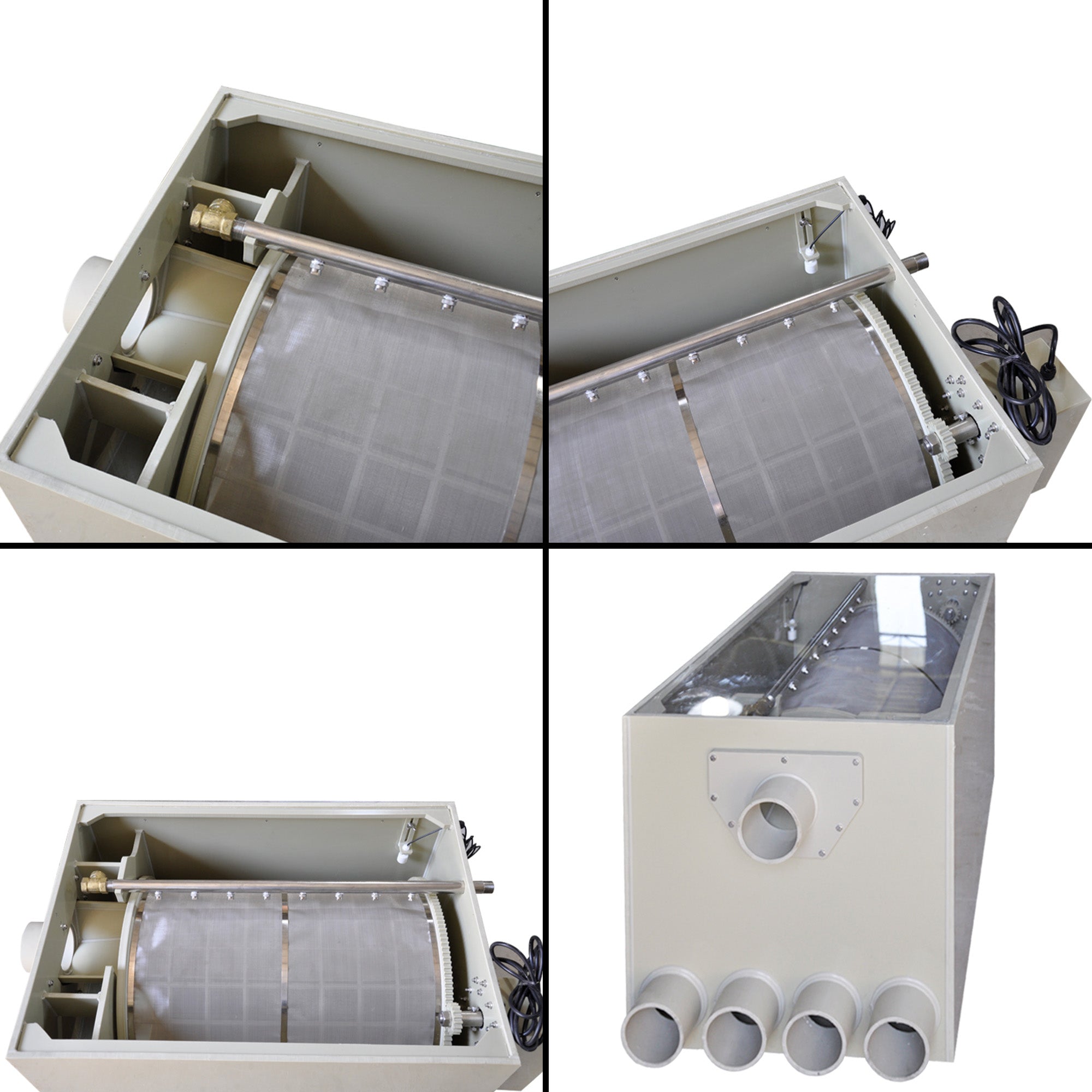 Pond Submerged Macro Drum Filter Filters Ponds Up To 60 Tons At 16,100 GPH