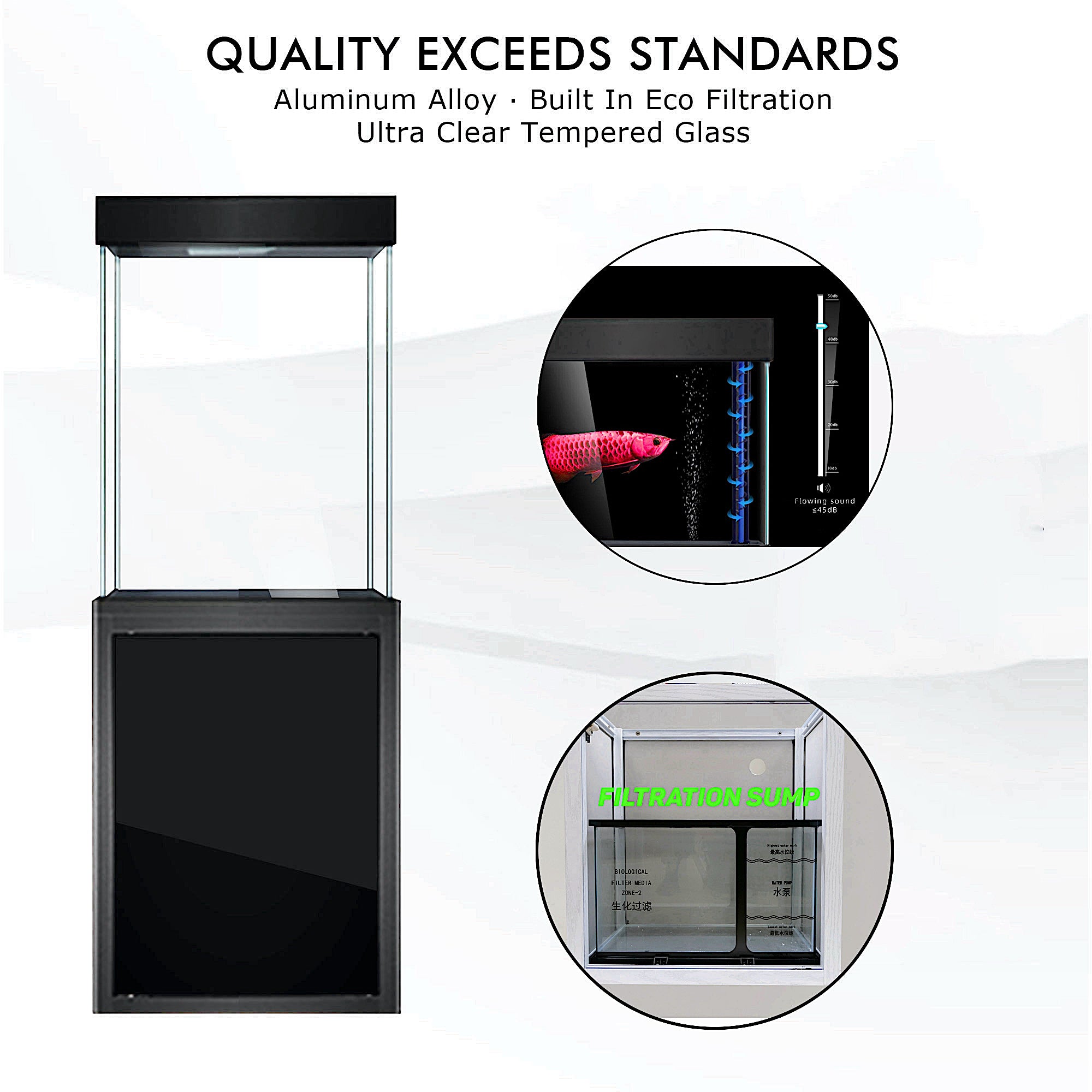 40 gallon fish tank and stand