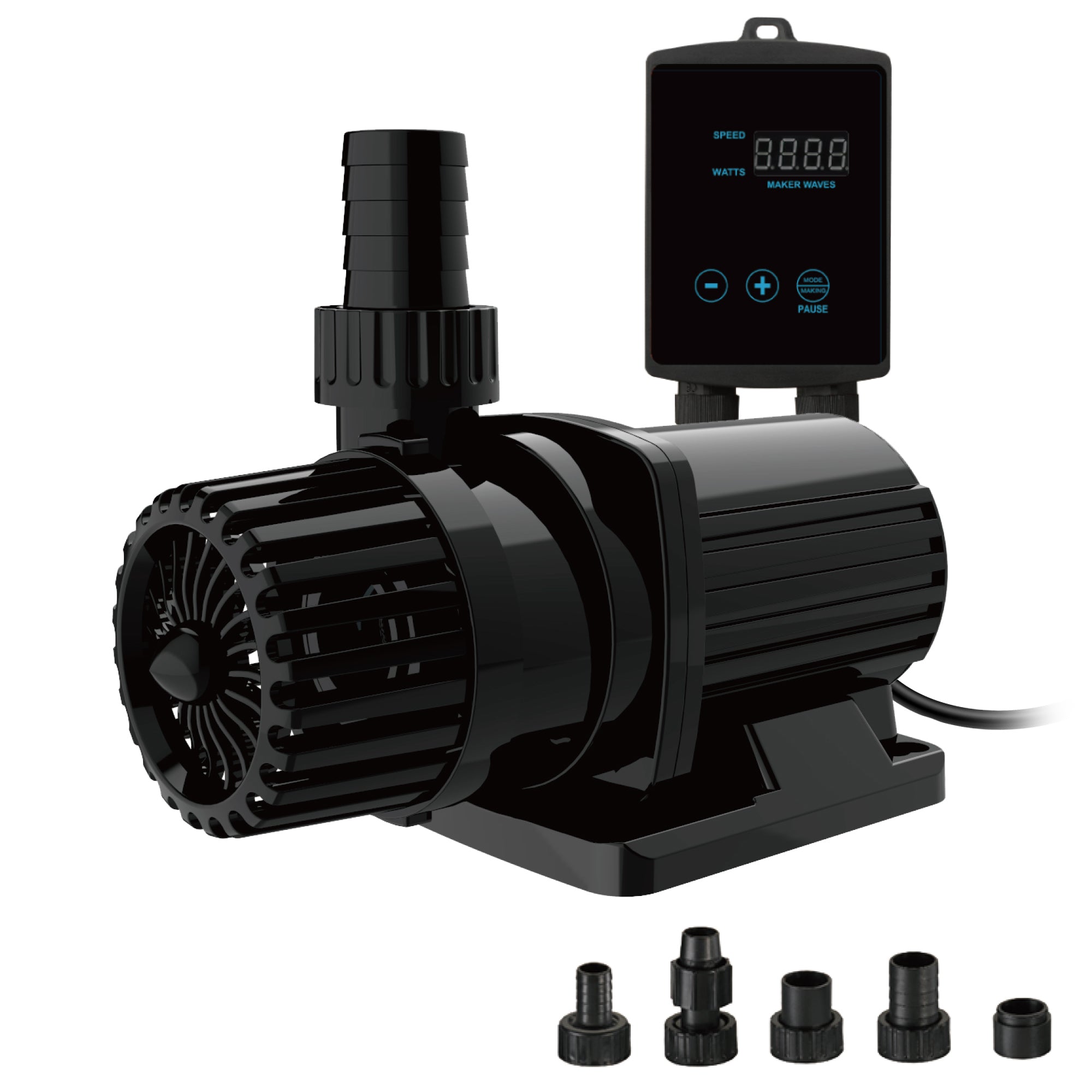 Aqua Dream 1585 GPH External & Submersible Water Pump 50W Variable Frequency with External Controller