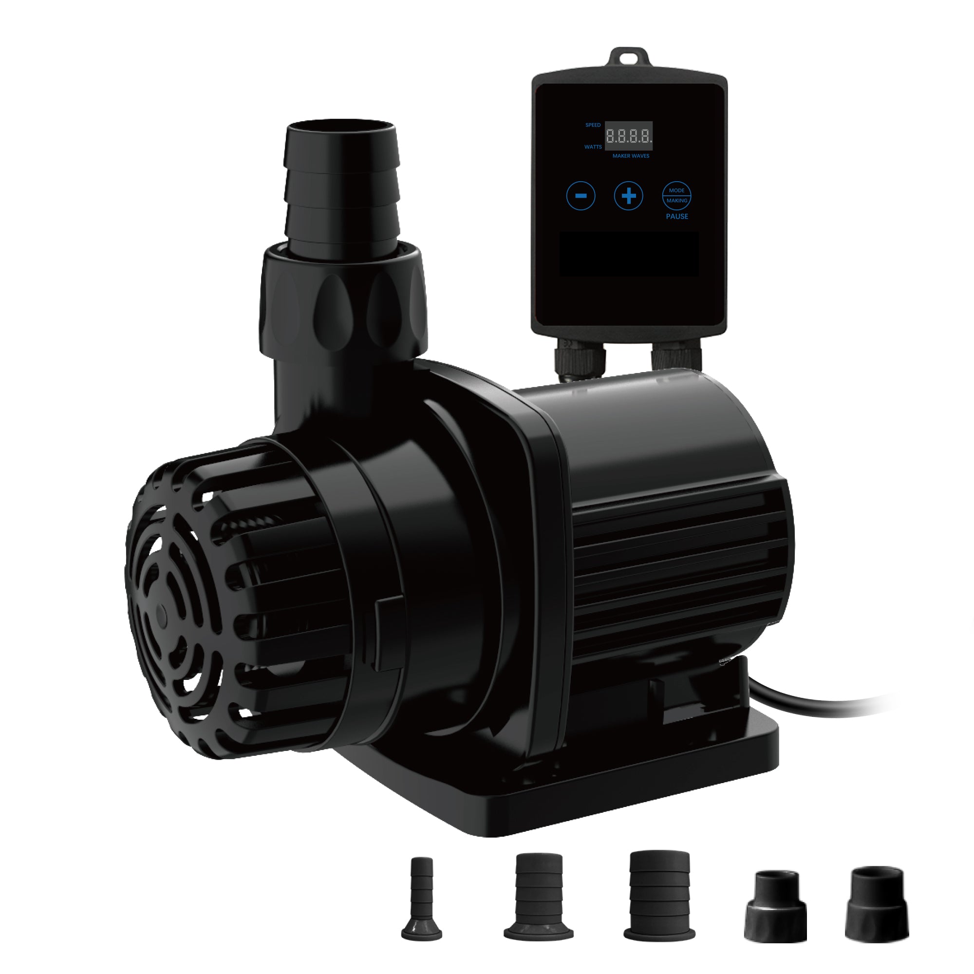 Aqua Dream 528 GPH External & Submersible Water Pump 20W Variable Frequency with External Controller