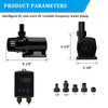 Aqua Dream 1585 GPH External & Submersible Water Pump 50W Variable Frequency with External Controller