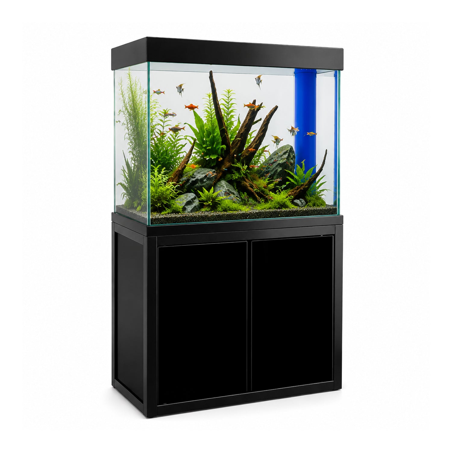 50 gallon fish tank accessories Herture 40-50 Stand, Aquarium Stand with Cabinet Storage, Heavy Duty Metal Frame, 40.55" L*18.89" W Tabletop, 1000LBS Capacity, Greige PG02YGZ : Pet Supplies This all 50 Gallon Aquarium with Cabinet