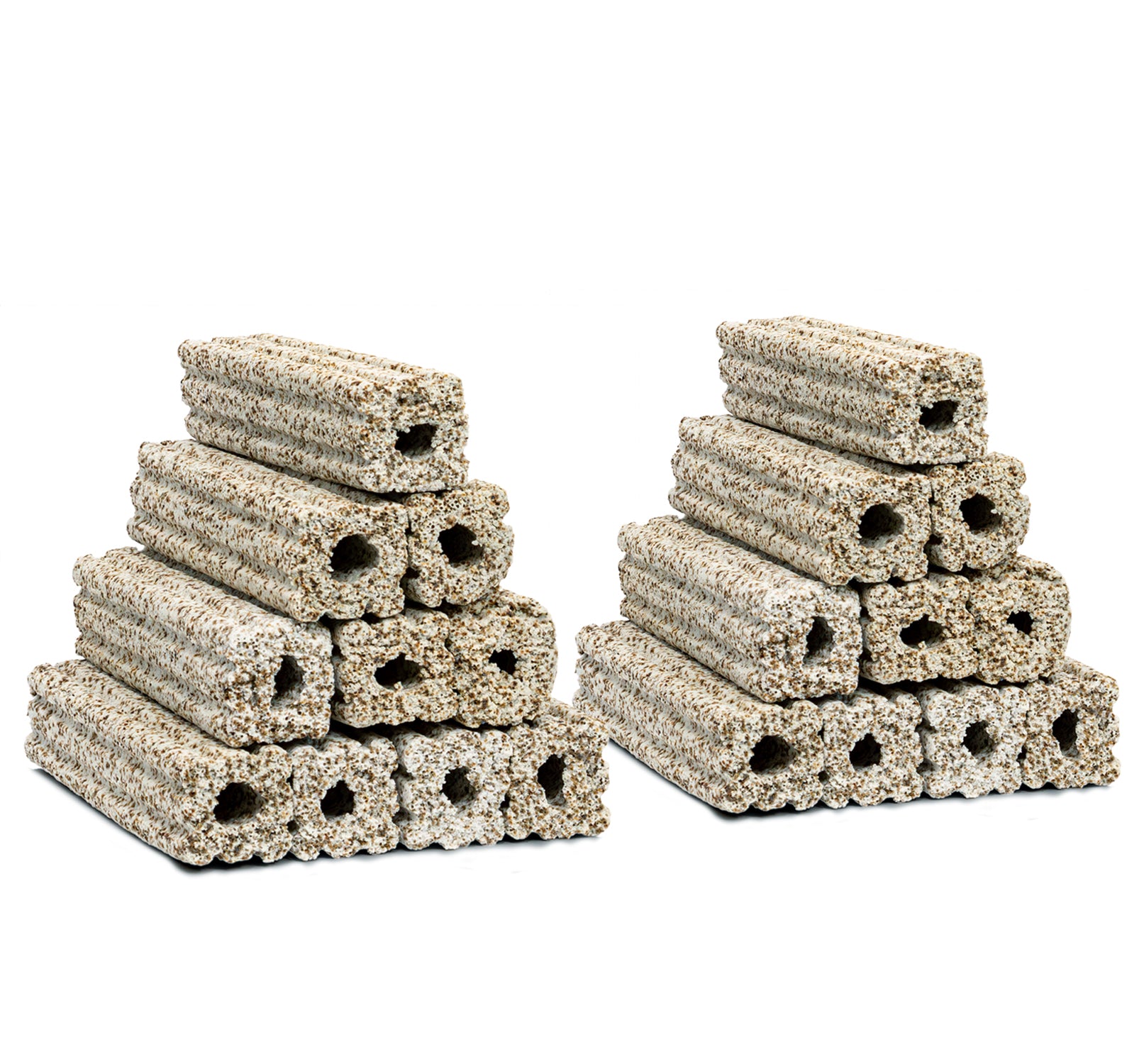 Aqua Dream Ceramic Pillar Bio Filter Media 20 pcs – High-Performance Porous Aquarium Filter for Freshwater and Coral Reef Aquariums