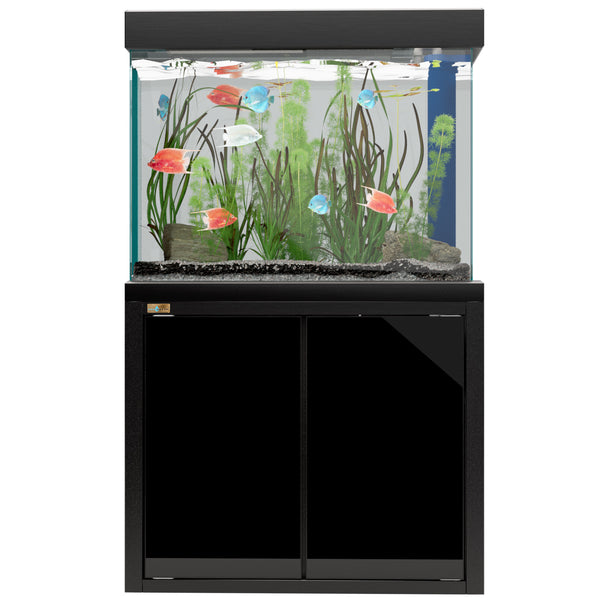 Aqua Dream 100 Gallon Tempered Glass Aquarium Black