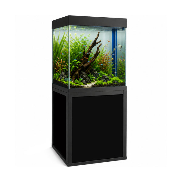 40 gallon fish tank accessories Herture 40-50 Stand, Aquarium Stand with Cabinet Storage, Heavy Duty Metal Frame, 40.55" L*18.89" W Tabletop, 850LBS Capacity, Black PG02YGB : Pet Supplies The GDLF Aquarium Stand is purpose What to put in a