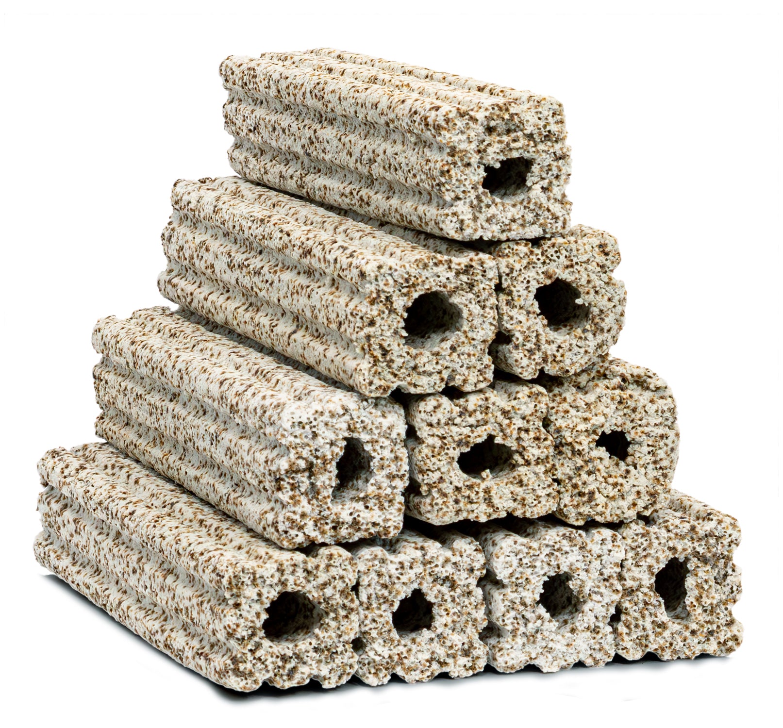 Aqua Dream Ceramic Pillar Bio Filter Media 20 pcs – High-Performance Porous Aquarium Filter for Freshwater and Coral Reef Aquariums
