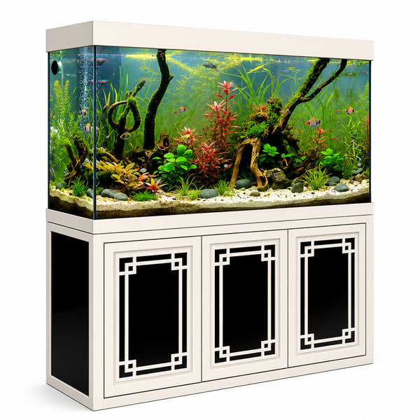 Aqua Dream 145 Gallon Tempered Glass Aquarium Silver Edition