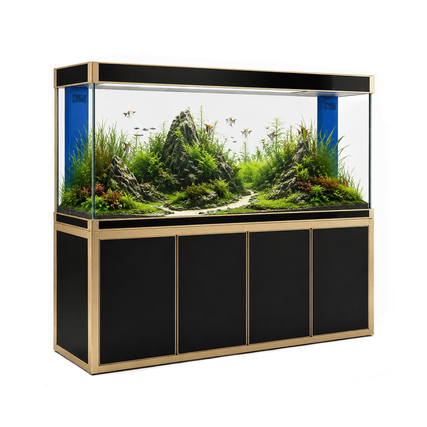 260 Gallon Aquarium | Luxury Large Glass Fish Tank with Stand