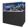 220 Gallon Coral Reef Aquarium Ultra Clear Glass Tank & Built in Sump All Black