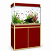 Aqua Dream 100 Gallon Tempered Glass Aquarium Red and Gold