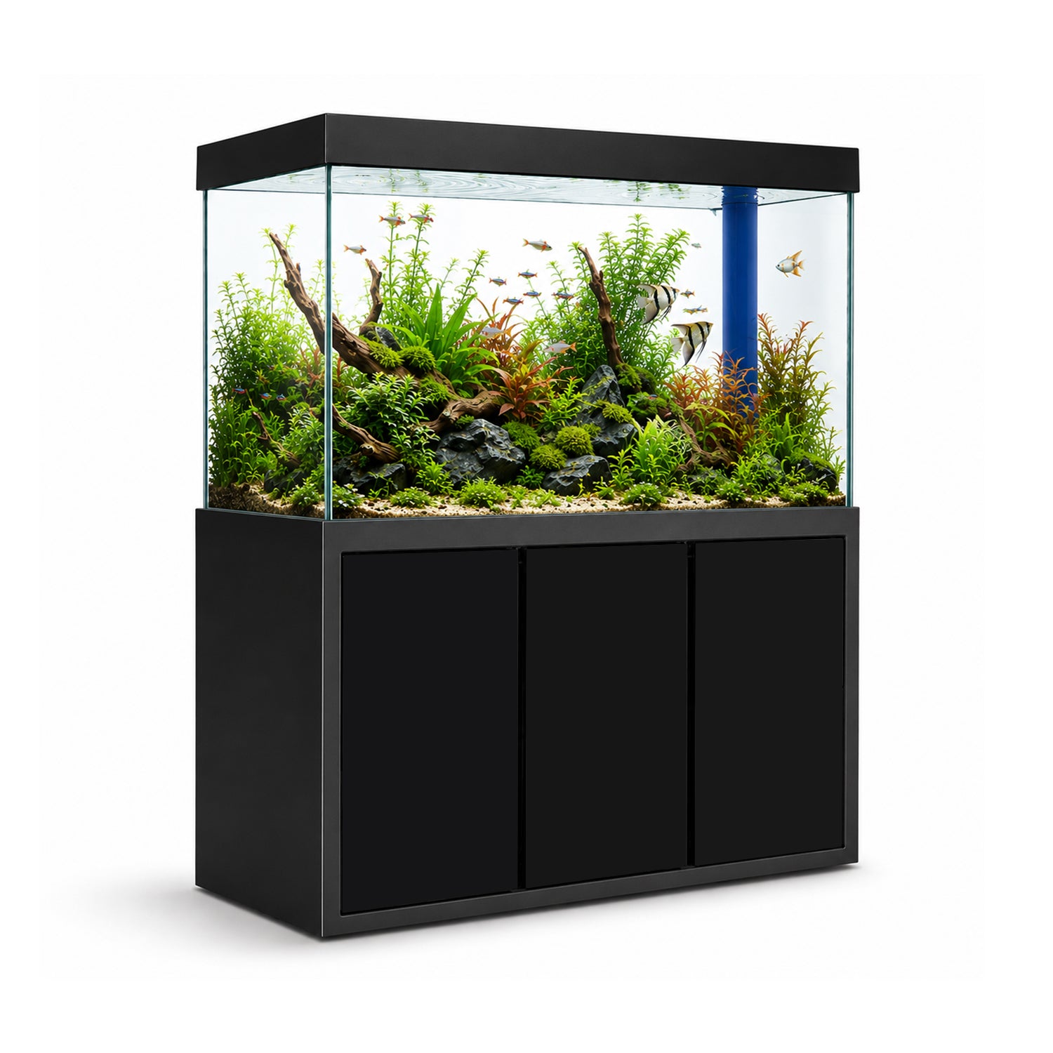 175 Gallon Aquarium with Cabinet | Large Glass Fish Tank