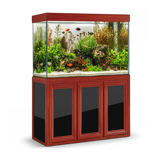 200 gallon aquarium with stand sump and LED redwood