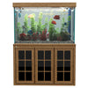 Aqua Dream 145 Gallon Tempered Glass Aquarium Darkwood