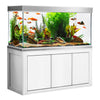 Aqua Dream 200 Gallon Tempered Glass Aquarium White and Silver