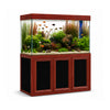 Aqua Dream 200 Gallon Tempered Glass Aquarium Redwood