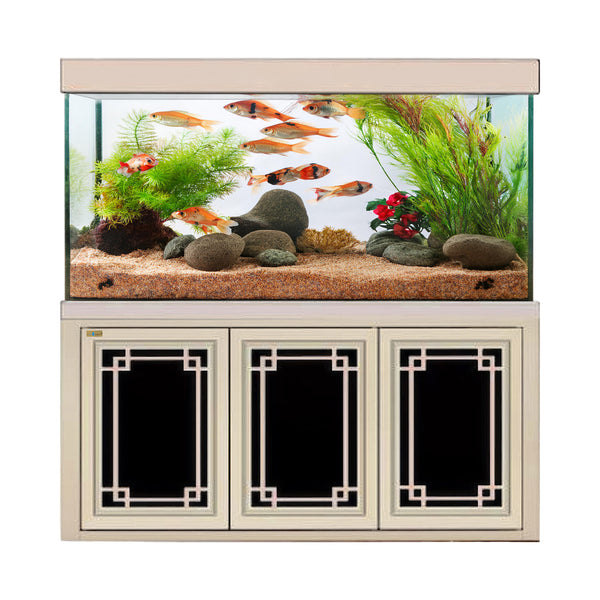 Aqua Dream 235 Gallon Tempered Glass Aquarium Premium Silver