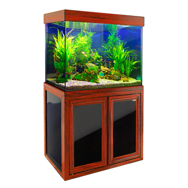 50 gallon fish tank accessories Aqua Dream Living Rectangular Aquarium with LED Light, Black This all 40-50 Gallon Fish Tank Stand