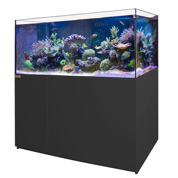 250 Gallon Coral Reef Aquarium Ultra Clear Glass Tank & Built in Sump