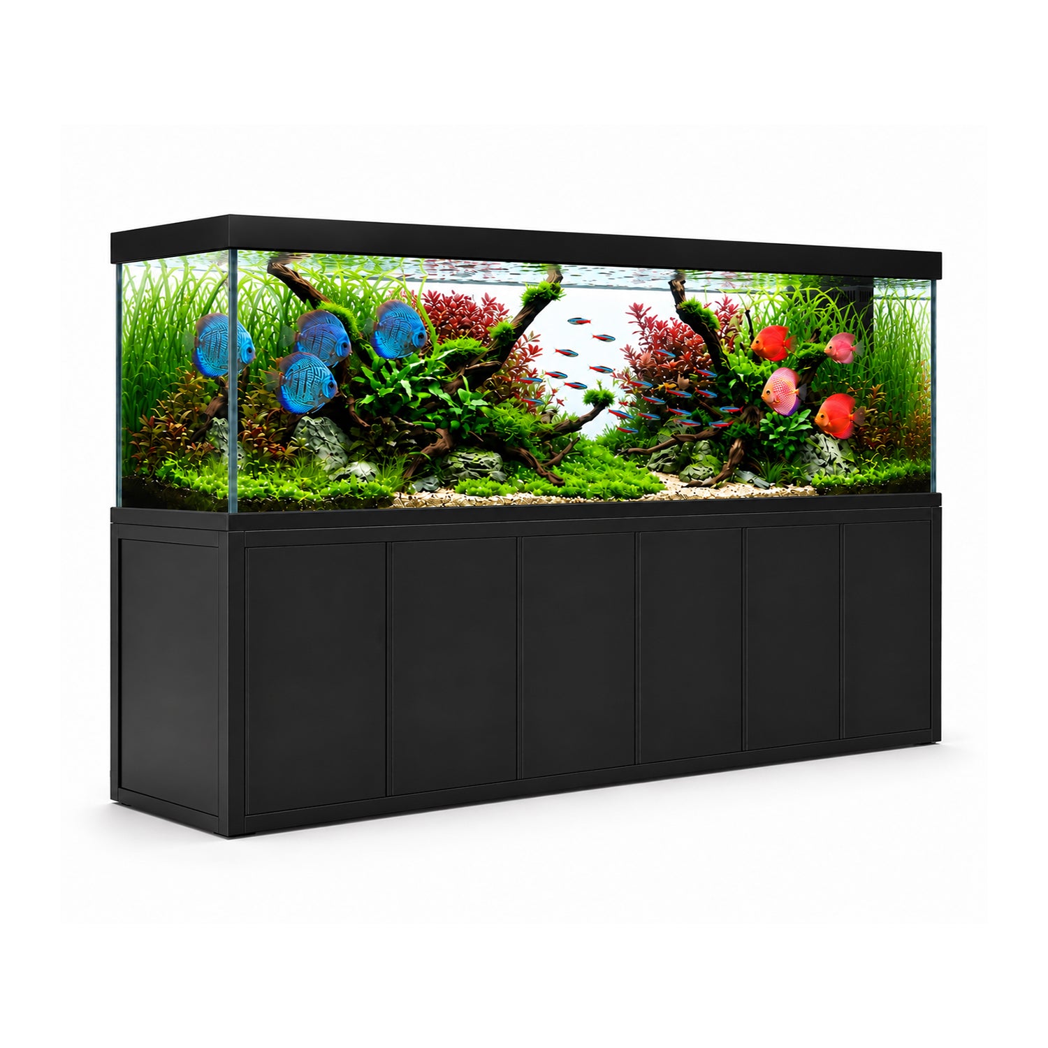 Aqua Dream 500 Gallon Tempered Glass Aquarium Black