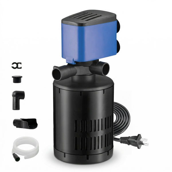 Aqua Dream 3in1 Aquarium Internal Filter Water Pump Oxygen 210 GPH