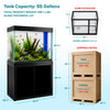 Aqua Dream 50 Gallon Aquarium Black Tempered Glass