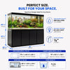 Aqua Dream 260 Gallon Aquarium Black Premium