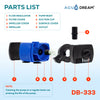 Aqua Dream 90 GPH Adjustable Submersible Pump Aquarium Powerhead