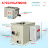 automatic self-cleaning pond filter