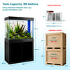 Aqua Dream 100 Gallon Fish Tank Aquarium Tempered Glass Black