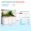 200 gallon aquarium with stand sump and LED