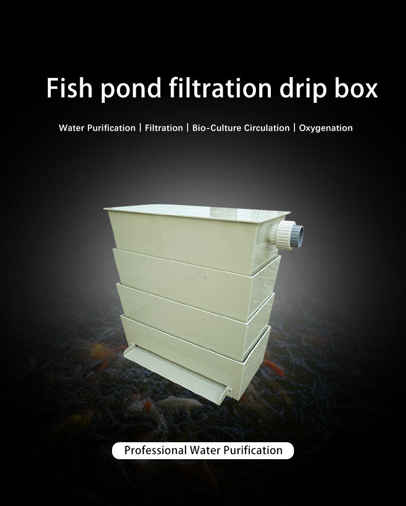 Fish Pond Bakki Shower Trickle Filter Drip Box 28 Tons 7500 GPH