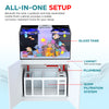 100 gallon aquarium with stand and sump