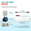 230 gallon aquarium with stand sump and LED