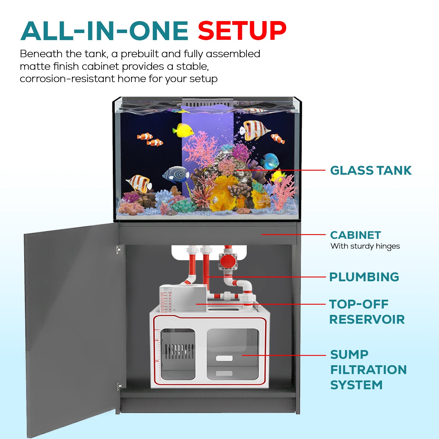 90 gallon reef aquarium