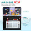 220 gallon aquarium with stand and sump