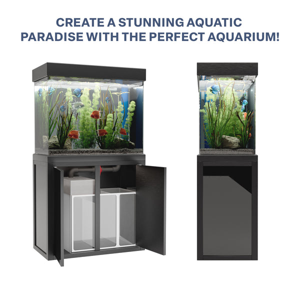 Aqua Dream 50 Gallon Tempered Glass Aquarium Black