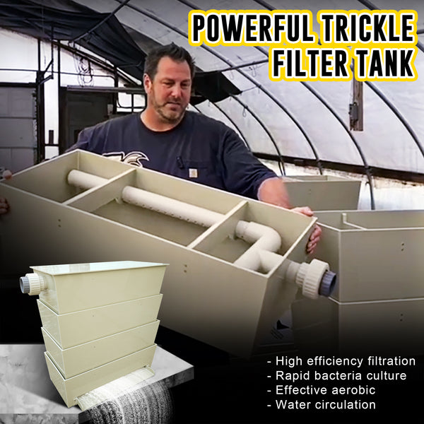 Fish Pond Bakki Shower Trickle Filter Drip Box 28 Tons 7500 GPH