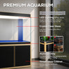 Aqua Dream 175 Gallon Tempered Glass Aquarium Black and Gold