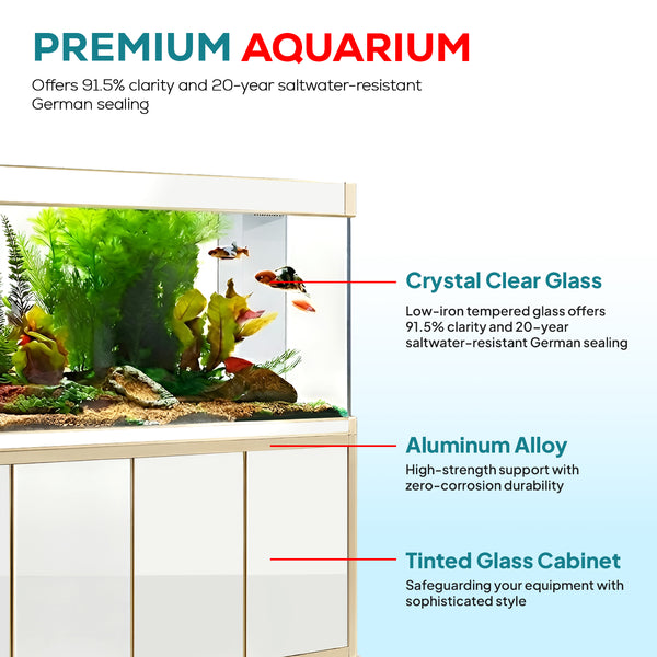 220 gallon aquarium with stand sump and LED