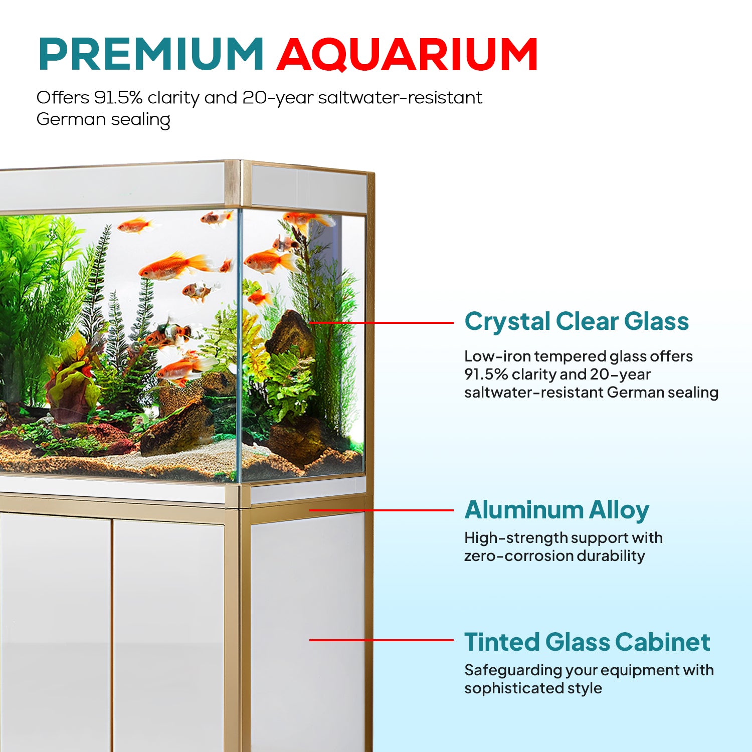 250 gallon aquarium with stand sump and LED